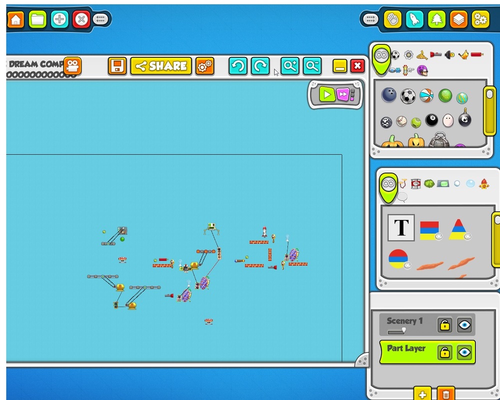 solution to contraption maker rocket science